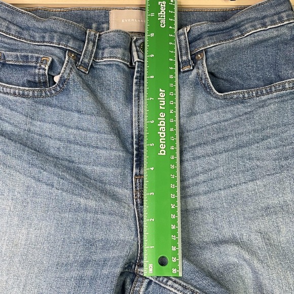 Everlane High Rise Straight Leg Jeans Women's 28 Ankle Blue Stretch Denim - Picture 6 of 10